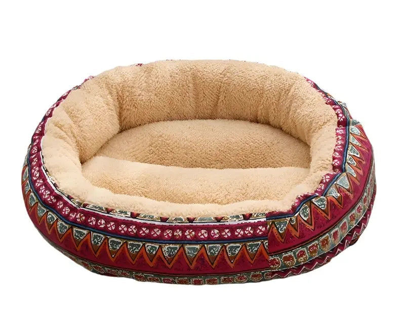 Luxury Round Donut Dog Bed.