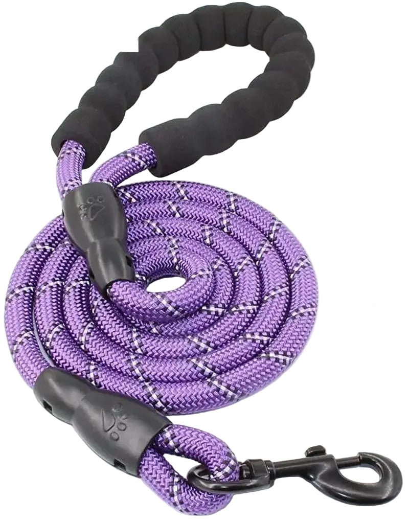 Heavy Duty Reflective Rope Dog Lead.