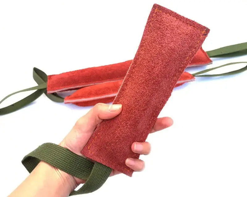 Premium Leather Dog Training Cowhide Bite Pull Stick Life’s Better Ltd