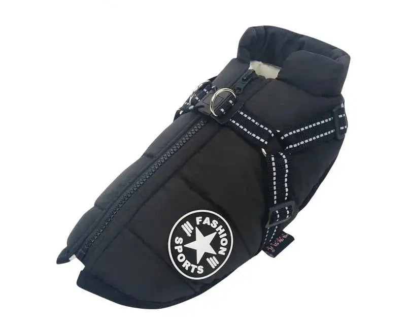 Waterproof Dog Coat & Harness.