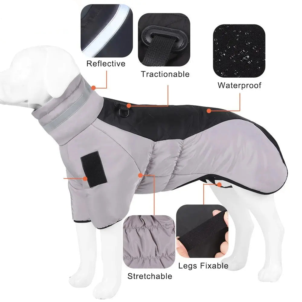 Waterproof Large Dog Coat UPTO 6XL Life’s Better Ltd