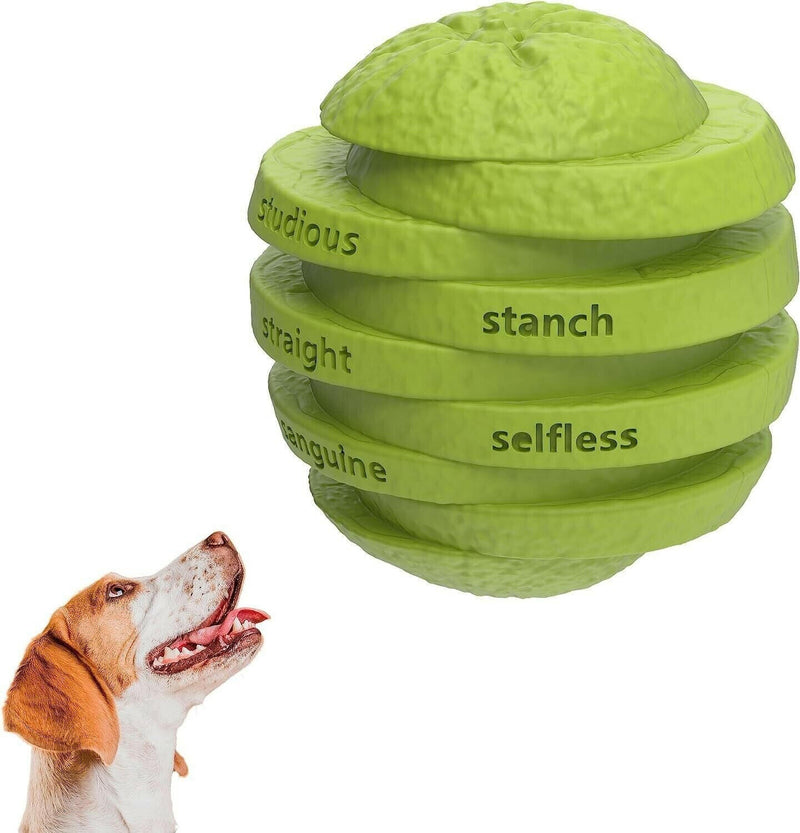 Indestructible Dog Chew Toy and Treat Dispenser.