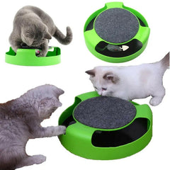 Interactive Turntable Roller Mouse Cat Toy.