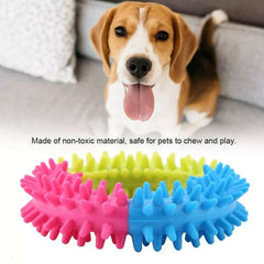 Dog Puppy Soft Rubber Chew Ring.