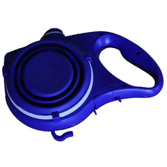 Retractable Dog Lead with Built-in Water Bottle, Bowl & Poo Bag Dispenser:.