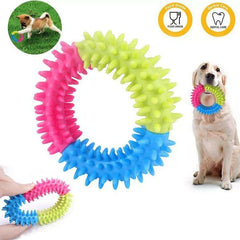 Dog Puppy Soft Rubber Chew Ring.