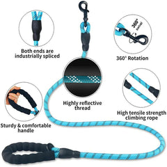 Heavy Duty Reflective Rope Dog Lead.