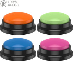 4/6/8Pcs Voice Recording Pet Communication Buttons Pet Training Buttons Life’s Better Ltd