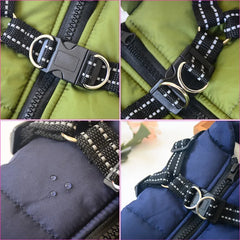 Waterproof Dog Coat & Harness.