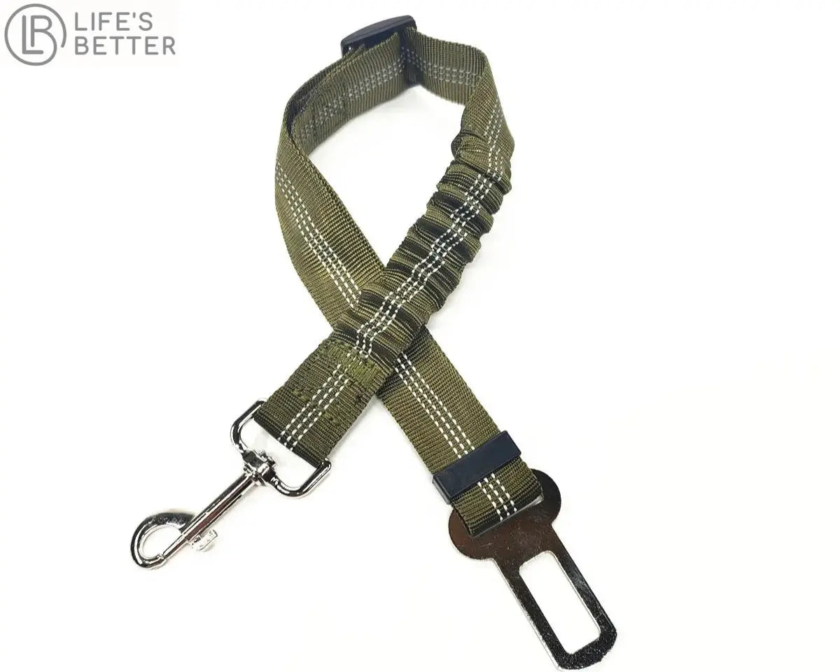 Adjustable Dog Car Seat Belt Harness with Cushioning Elasticity Life’s Better Ltd