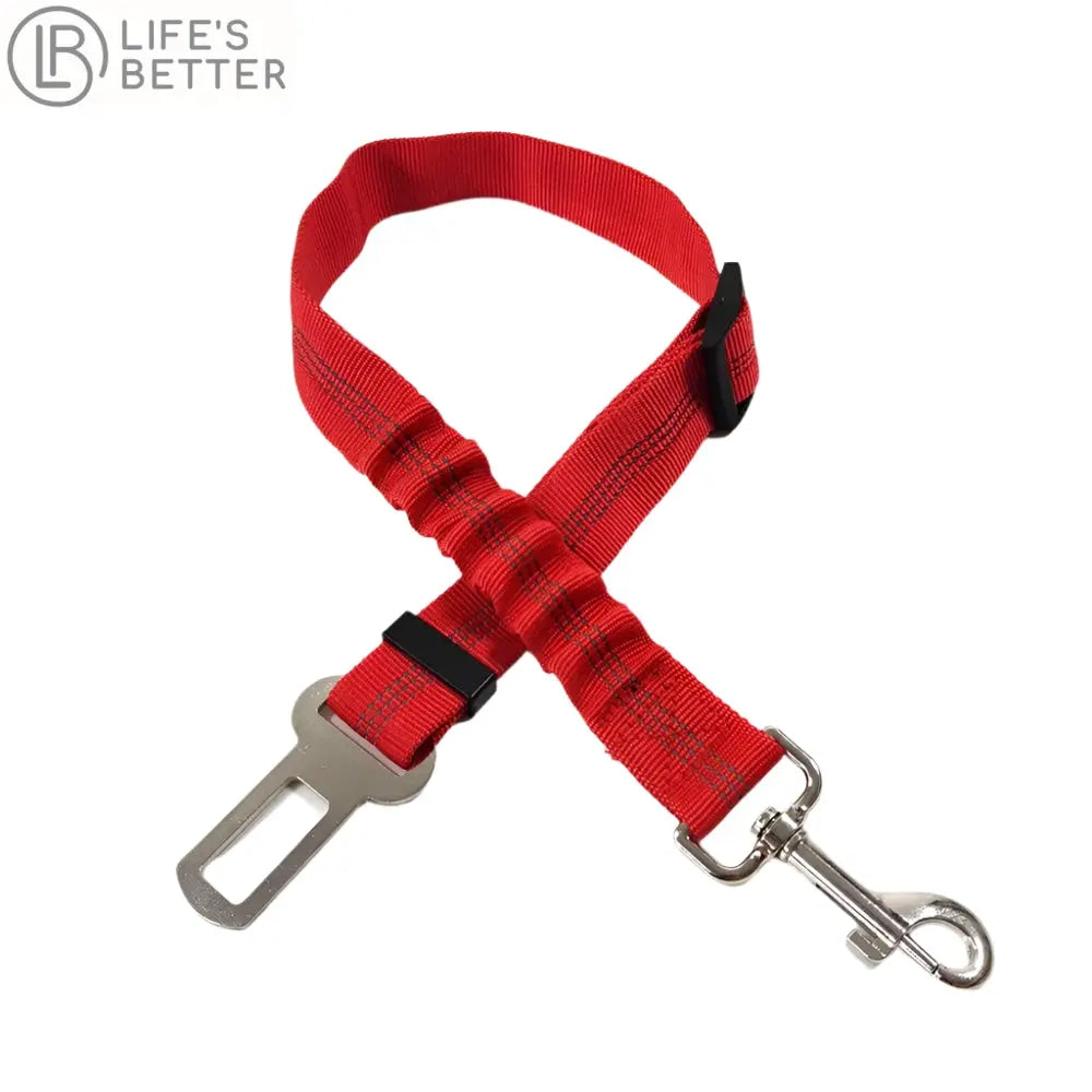 Adjustable Dog Car Seat Belt Harness with Cushioning Elasticity Life’s Better Ltd