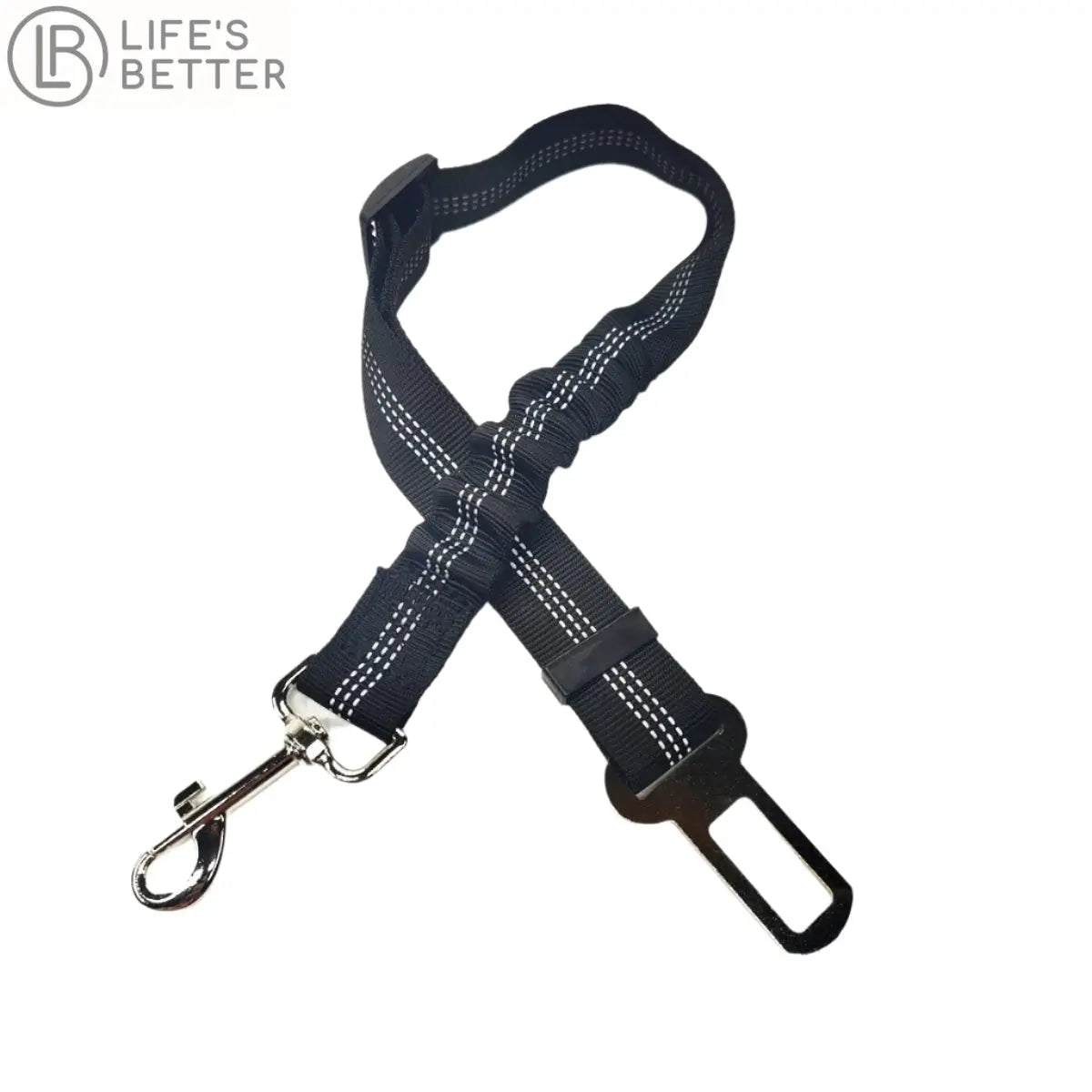 Adjustable Dog Car Seat Belt Harness with Cushioning Elasticity Life’s Better Ltd