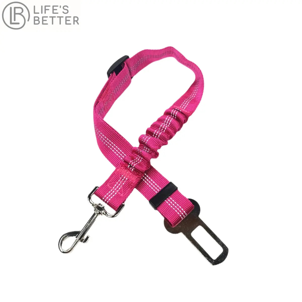 Adjustable Dog Car Seat Belt Harness with Cushioning Elasticity Life’s Better Ltd