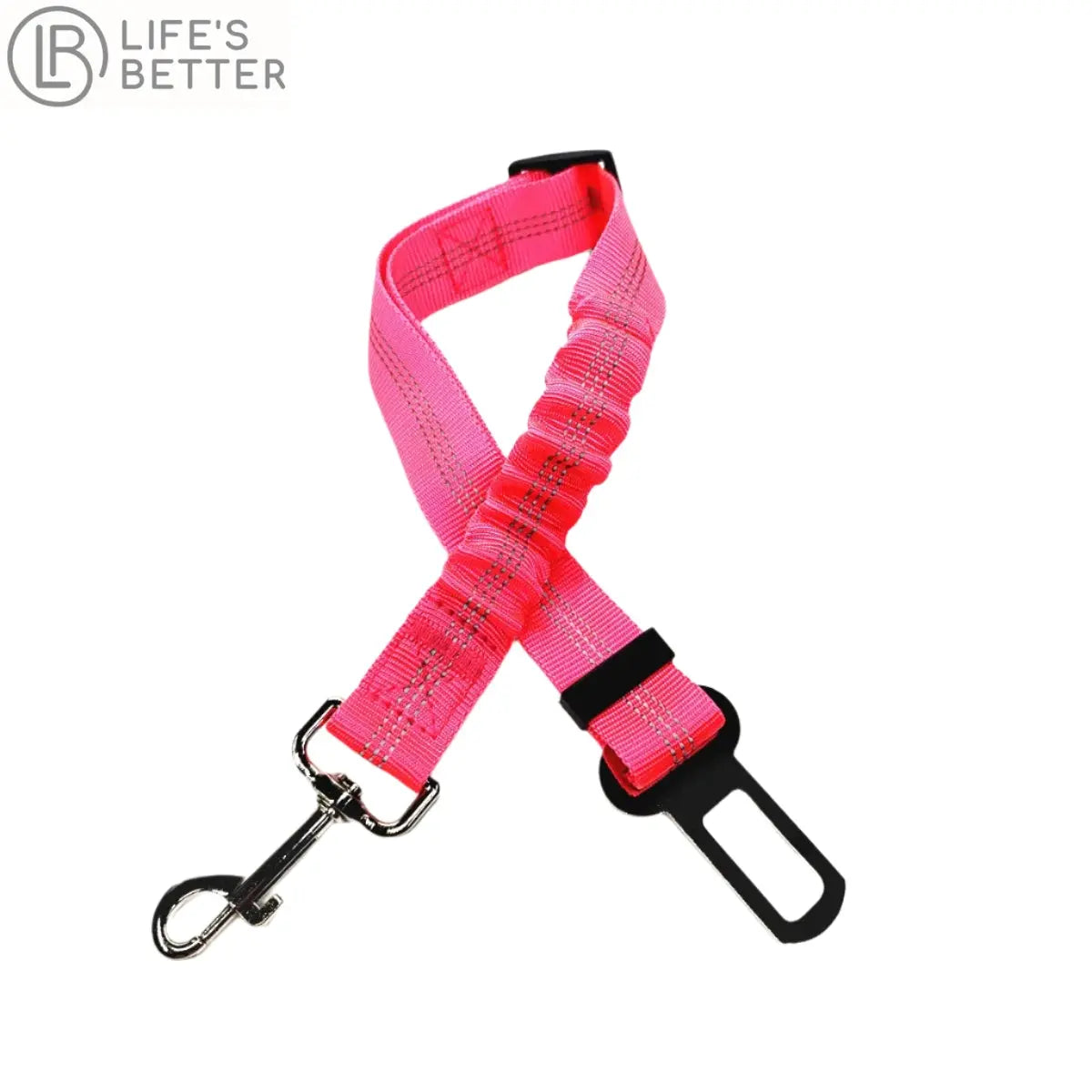 Adjustable Dog Car Seat Belt Harness with Cushioning Elasticity Life’s Better Ltd