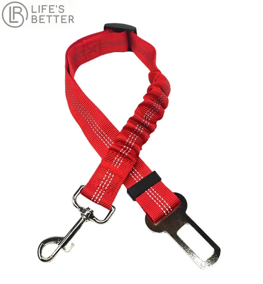 Adjustable Dog Car Seat Belt Harness with Cushioning Elasticity Life’s Better Ltd
