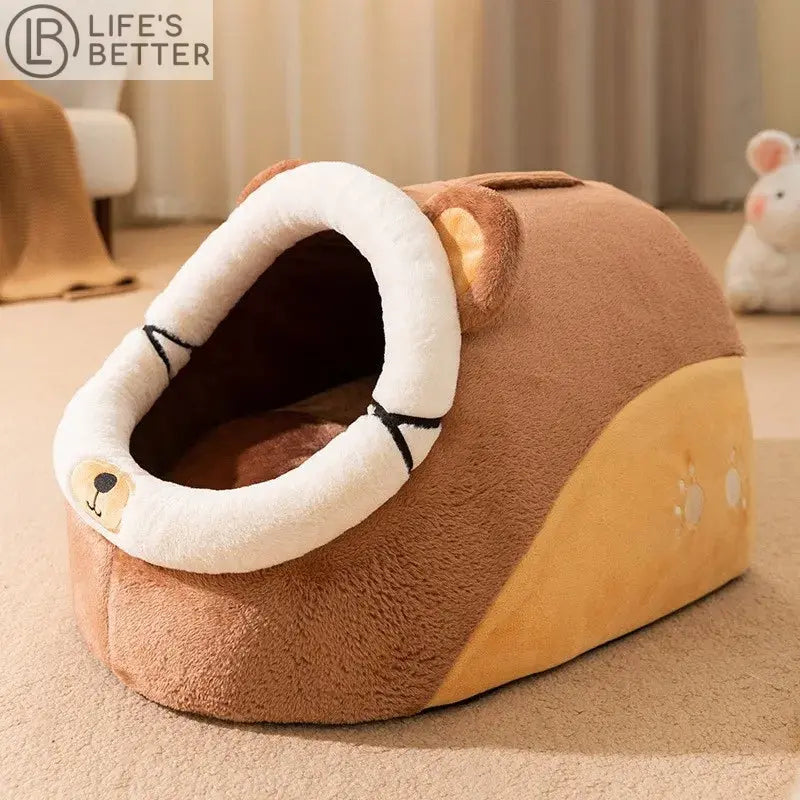 Semi-closed Cat Beds The Perfect Choice Providing Warmth, Comfort & Security for Your Cat.