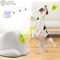 Automatic Dog Tennis Ball Launcher – Effortless Fun for Your Furry Friend!.