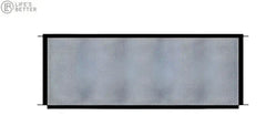 Black Retractable Pet Safety Gate.