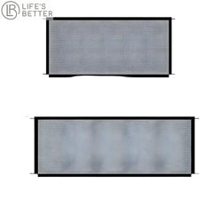 Black Retractable Pet Safety Gate.