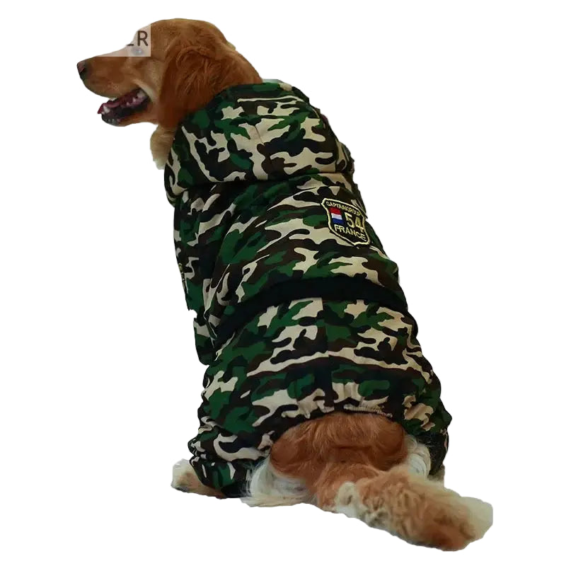 Camouflage Dog  Jumpsuit Hoodie Life’s Better Ltd