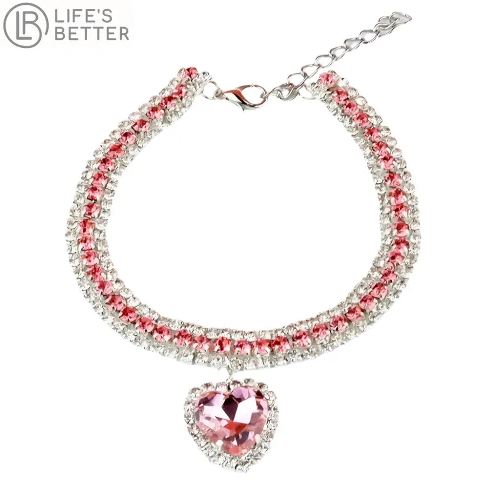 Sparkle and Shine: Cat Rhinestone Diamante Collar Necklaces.