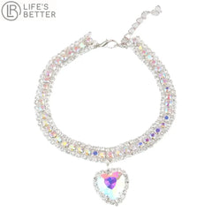 Sparkle and Shine: Cat Rhinestone Diamante Collar Necklaces.