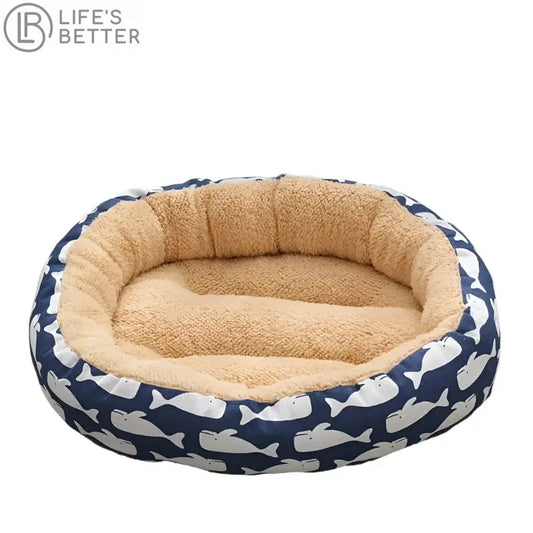 Luxury Round Donut Dog Bed.