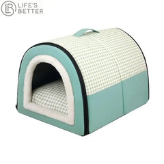 Internal Cosy Foldable Dog  / Cat House Bed.