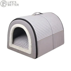 Internal Cosy Foldable Dog  / Cat House Bed.