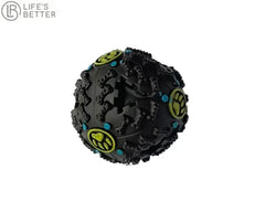 Dog Chew Ball Sound-Emitting Toy and Feeder.
