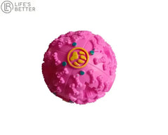 Dog Chew Ball Sound-Emitting Toy and Feeder.