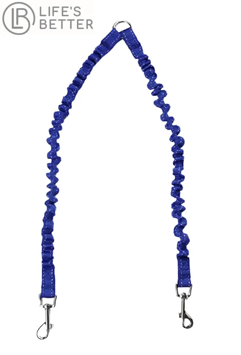 Elastic Extended 2 Way Coupler Dog Lead.