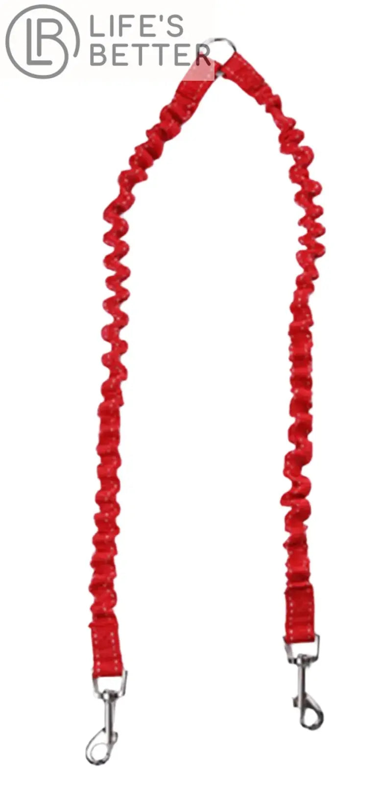 Elastic Extended 2 Way Coupler Dog Lead.