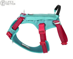 Escape Proof Pet Harness - No Pull Reflective Adjustable Soft Padded Vest.