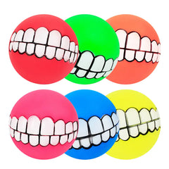 Pet Ball Teeth Silicon Dog Chew Toy.