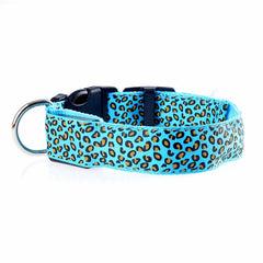 LED Light-Up Nylon Dog Collar for Night Safety!.