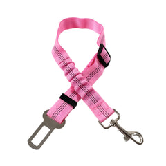 Adjustable Dog Car Seat Belt Harness with Cushioning Elasticity