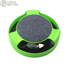 Interactive Turntable Roller Mouse Cat Toy.