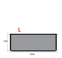 Black Retractable Pet Safety Gate.