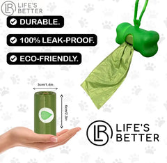 Life’s Better - 300 Lavender Scented, 100% Leak-Proof, Biodegradable Dog Poo Bags Life’s Better Ltd