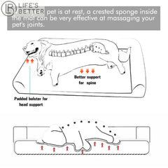 Luxurious Extra Large Orthopedic Soft Sponge Foam Dog Bed Life’s Better Ltd