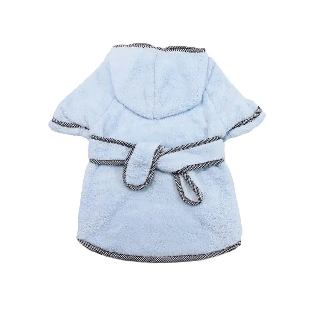 Microfiber Dog Drying Robe - Super Absorbent & Quick Drying.