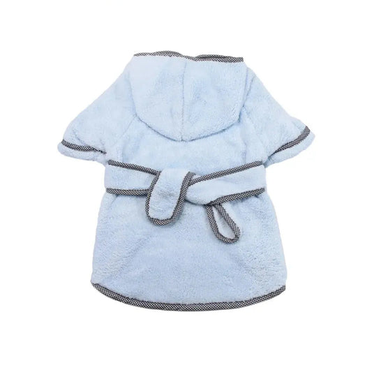Microfiber Dog Drying Robe - Super Absorbent & Quick Drying.