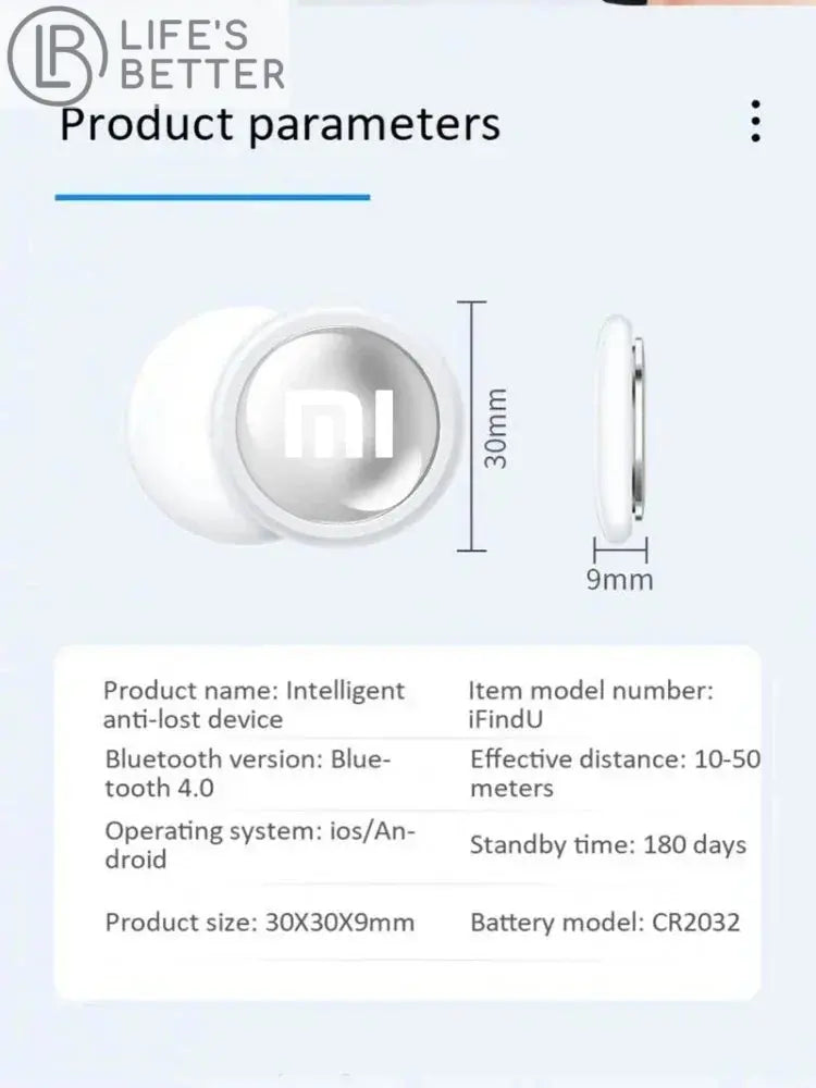Mini GPS Pet Tracker FindTag: A-pple Find My Network  Air Tag Smart Bluetooth Locator Life’s Better Ltd