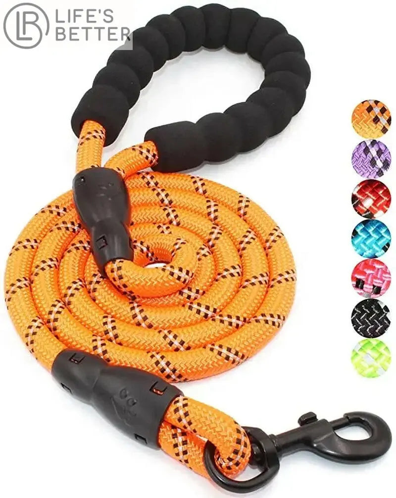 Heavy Duty Reflective Rope Dog Lead.