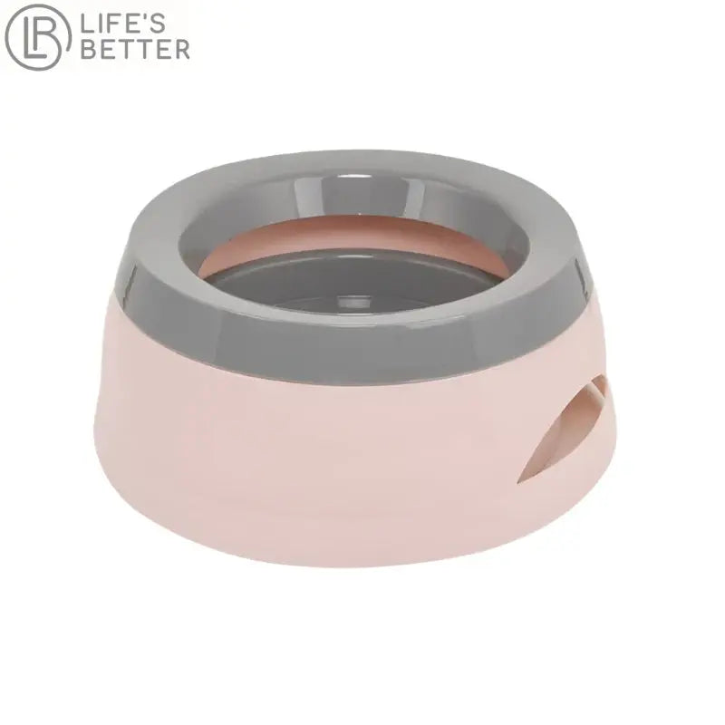 No Spill Pet Water Bowl - Non-Drip Slow Feeder for Dogs and Cats.