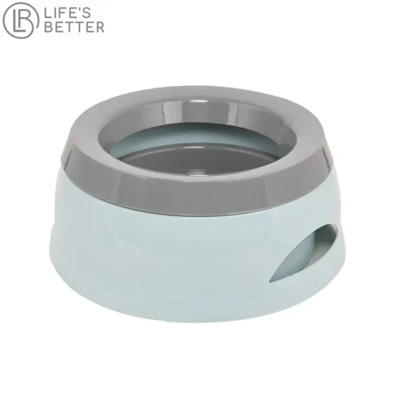 No Spill Pet Water Bowl - Non-Drip Slow Feeder for Dogs and Cats.