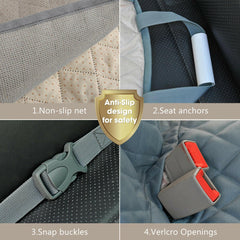 Ensure lasting protection against spills and accidents with a reliable, waterproof pet car seat cover.