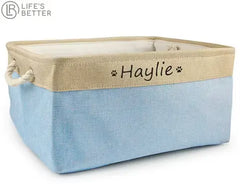 Personalised Cat / Dog  Storage Toy Basket Life’s Better Ltd