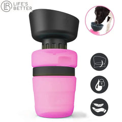 Portable Pet Hydration Solution: 500ML Dog Water Bottle Bowl Life’s Better Ltd
